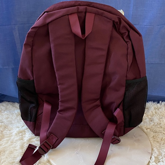 NWT Pink Victoria’s Secret Classic Backpack with Mesh Pockets main image 4